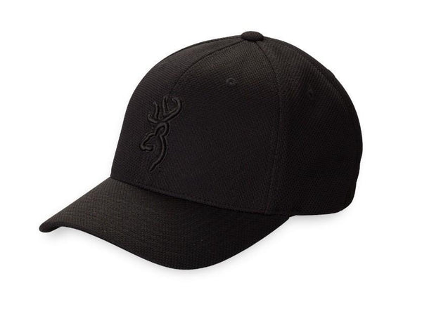 Browning Coronado Pique Cap With Buckmark - Black - Leapfrog Outdoor Sports and Apparel
