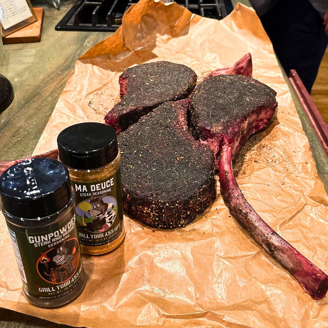 Grill Your Ass Off BBQ seasonings, rubs, and sauces for grilling, smoking, and wild game cooking