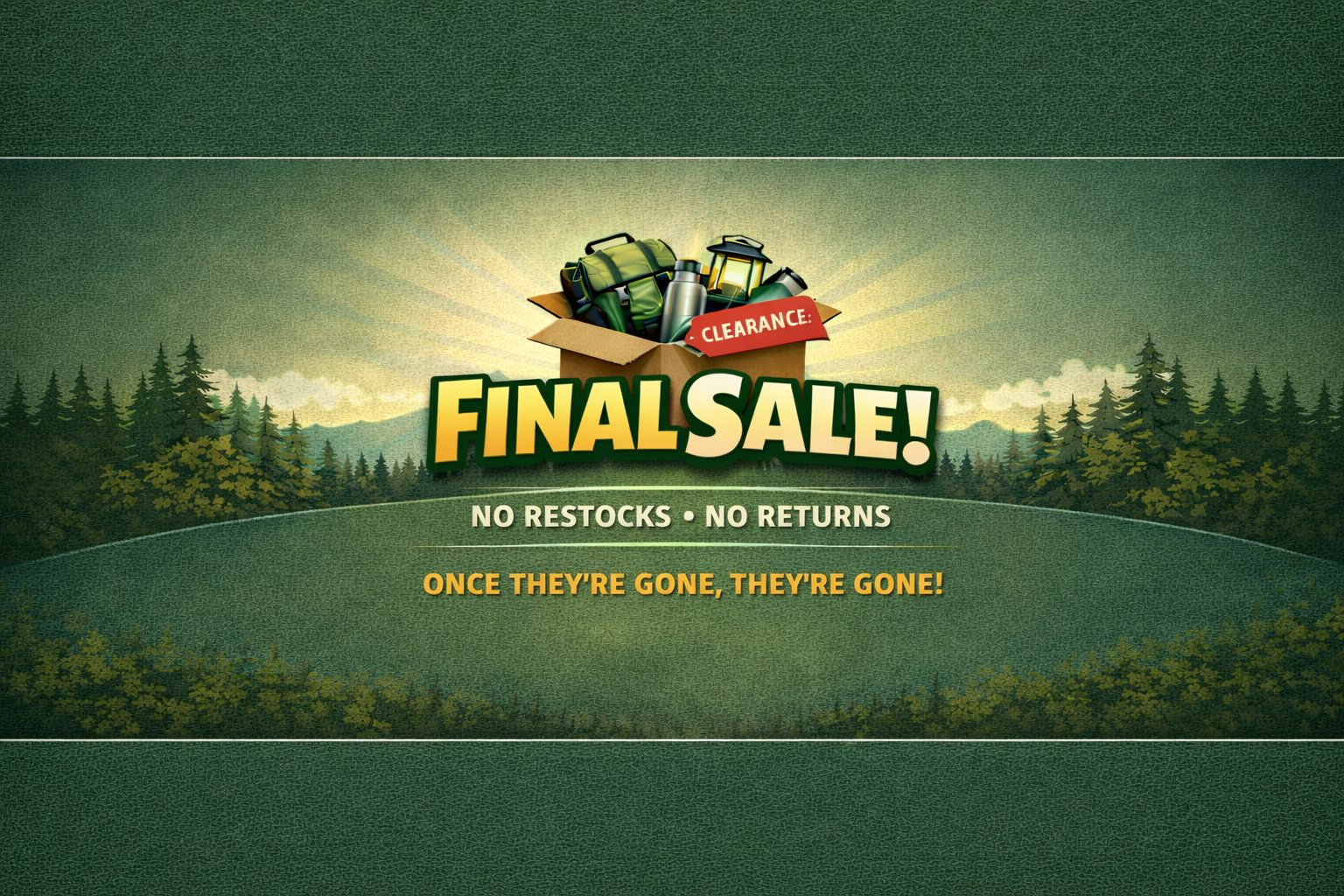 Discounted outdoor gear and discontinued products available in the Leapfrog Outdoor clearance sale