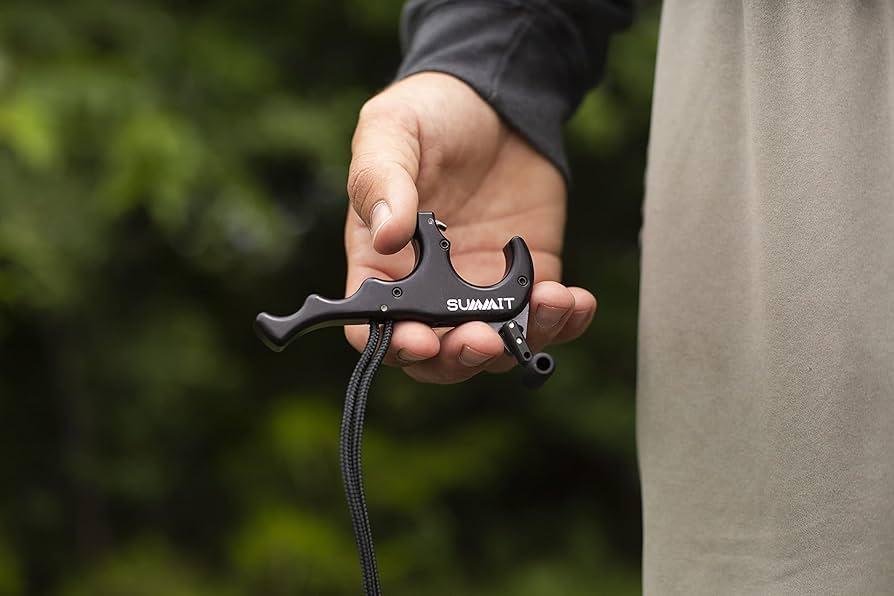 Thumb trigger archery release aids for precision shooting and accuracy