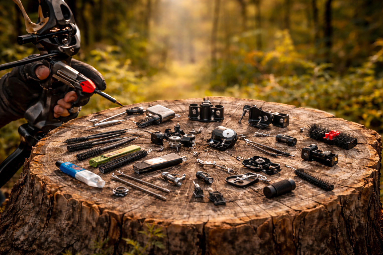 Arrow rest accessory hardware and replacement parts for archery rests