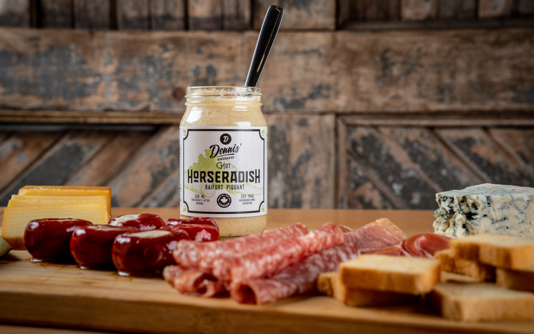 Dennis' Horseradish sauces and condiments for wild game, seafood, grilling, and outdoor cooking