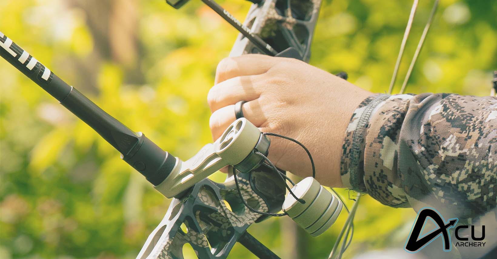 ACU Archery S.O.S. bow stabilizers for compound bows and barebow archery
