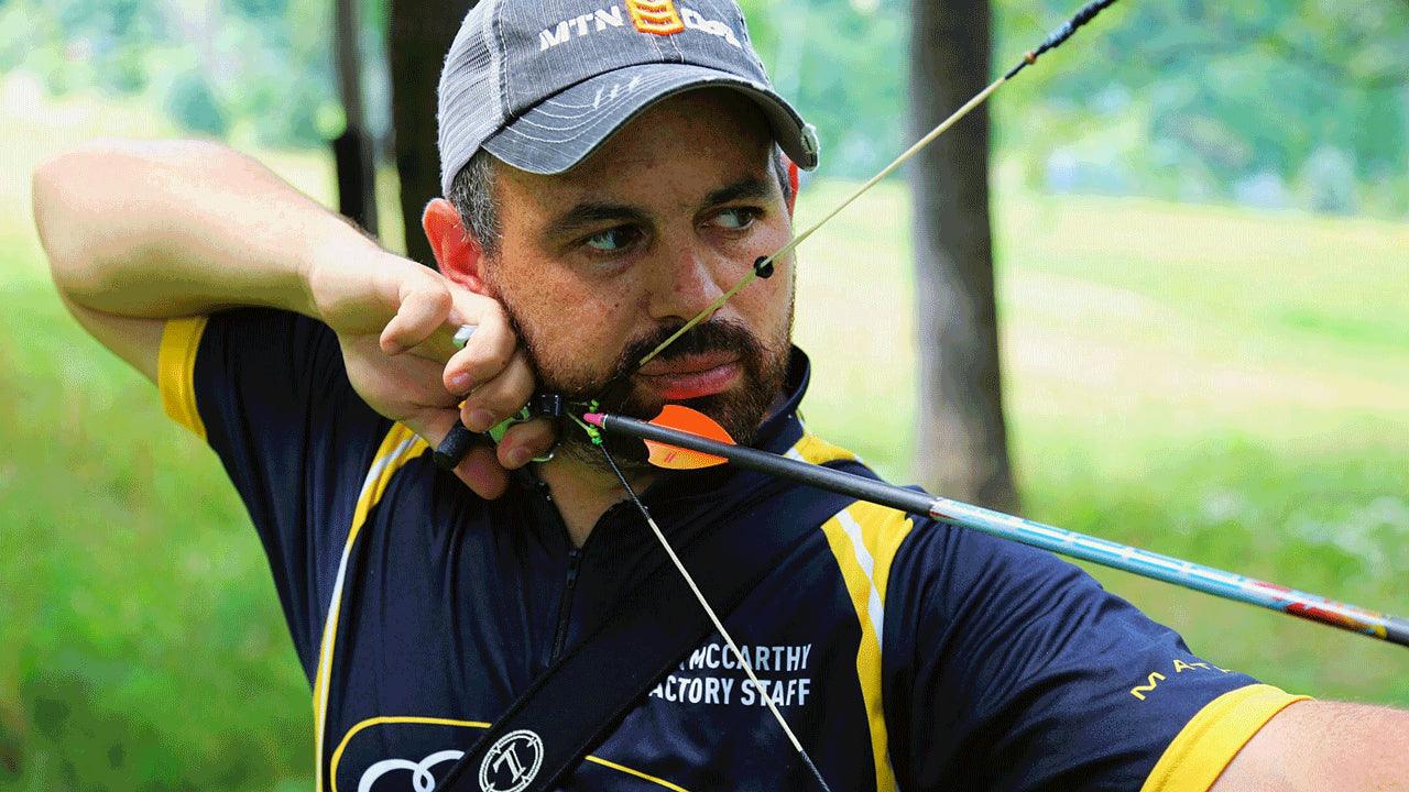 Target archery arrows for practice and training on a range