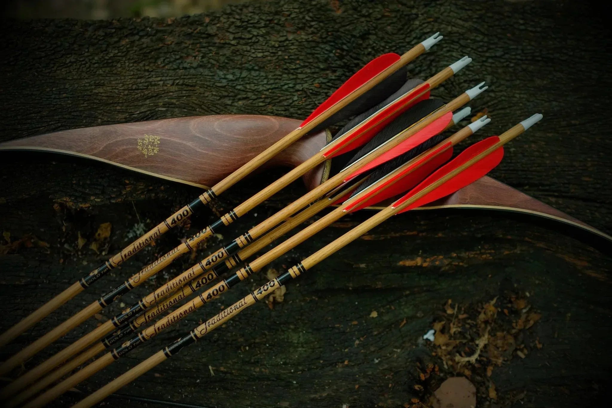 Traditional youth archery arrows for beginner shooters