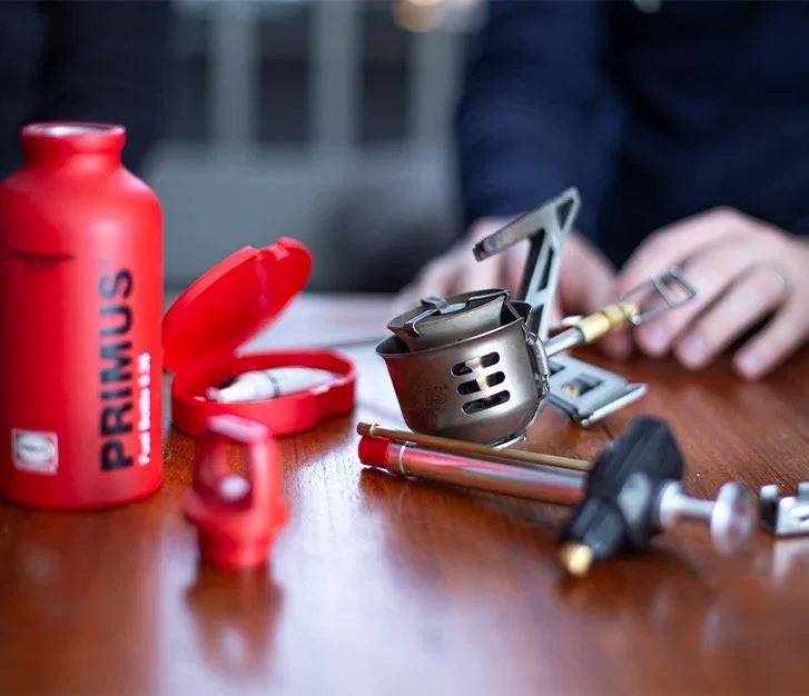 Camping and backpacking stove parts and accessories for repair and upgrades