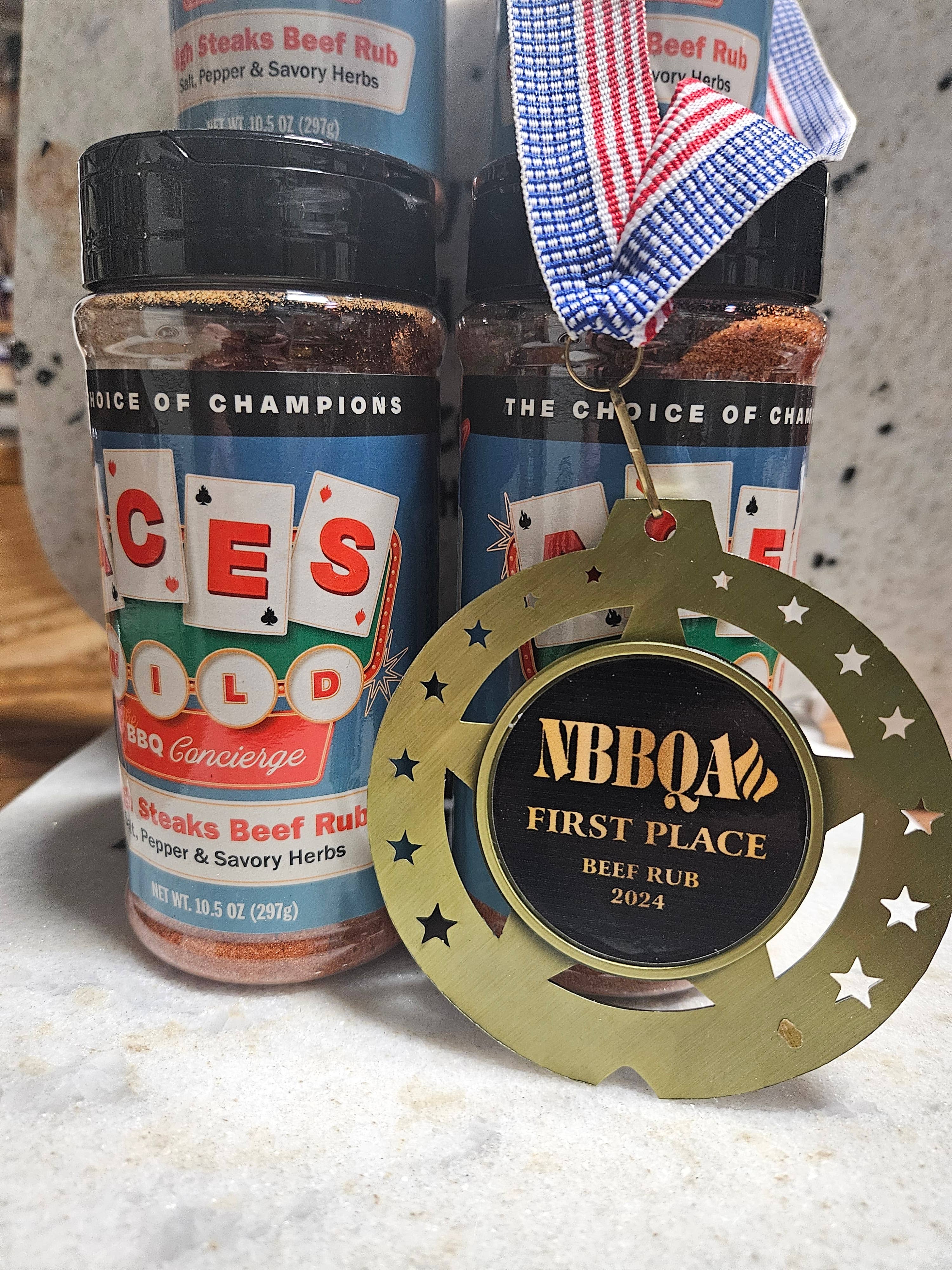 Aces Wild BBQ High Steaks Beef Rub - Image 2