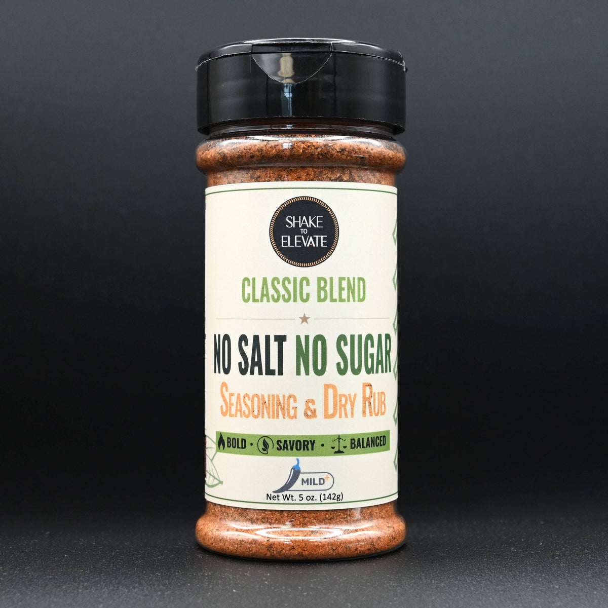 Shake to Elevate Guilt Free Classic no salt no sugar BBQ seasoning with clean natural ingredients