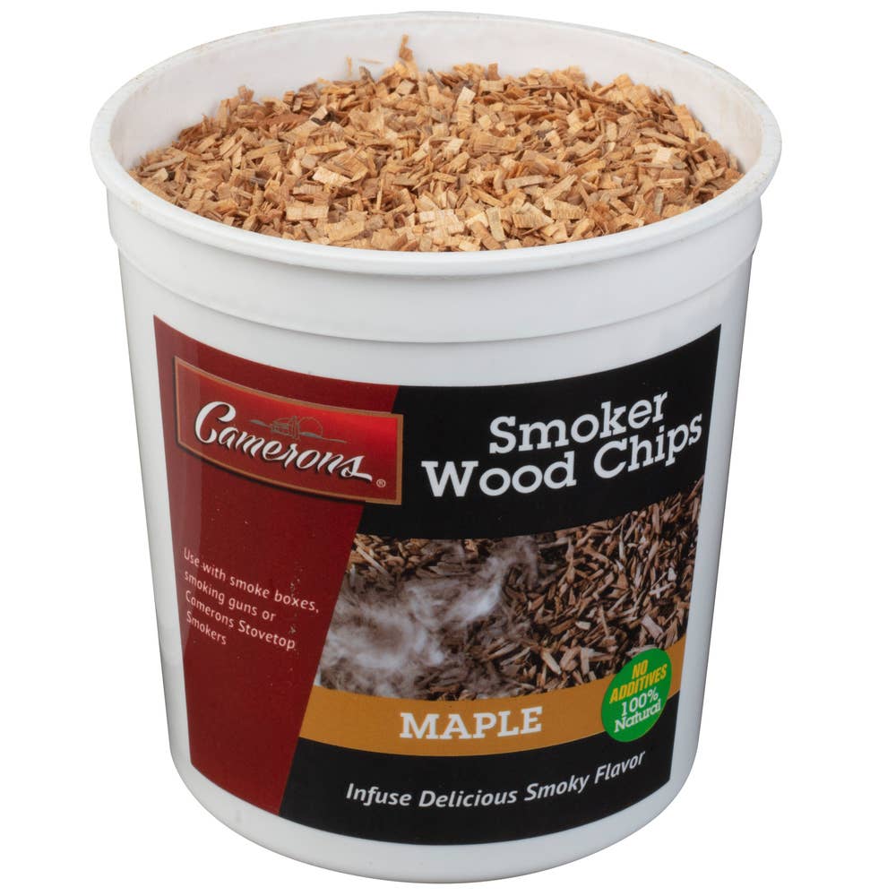 Camerons Extra Fine Maple Smoking Wood Chips 1 pint for smoking guns, cocktails, pork, poultry, cheese and vegetables