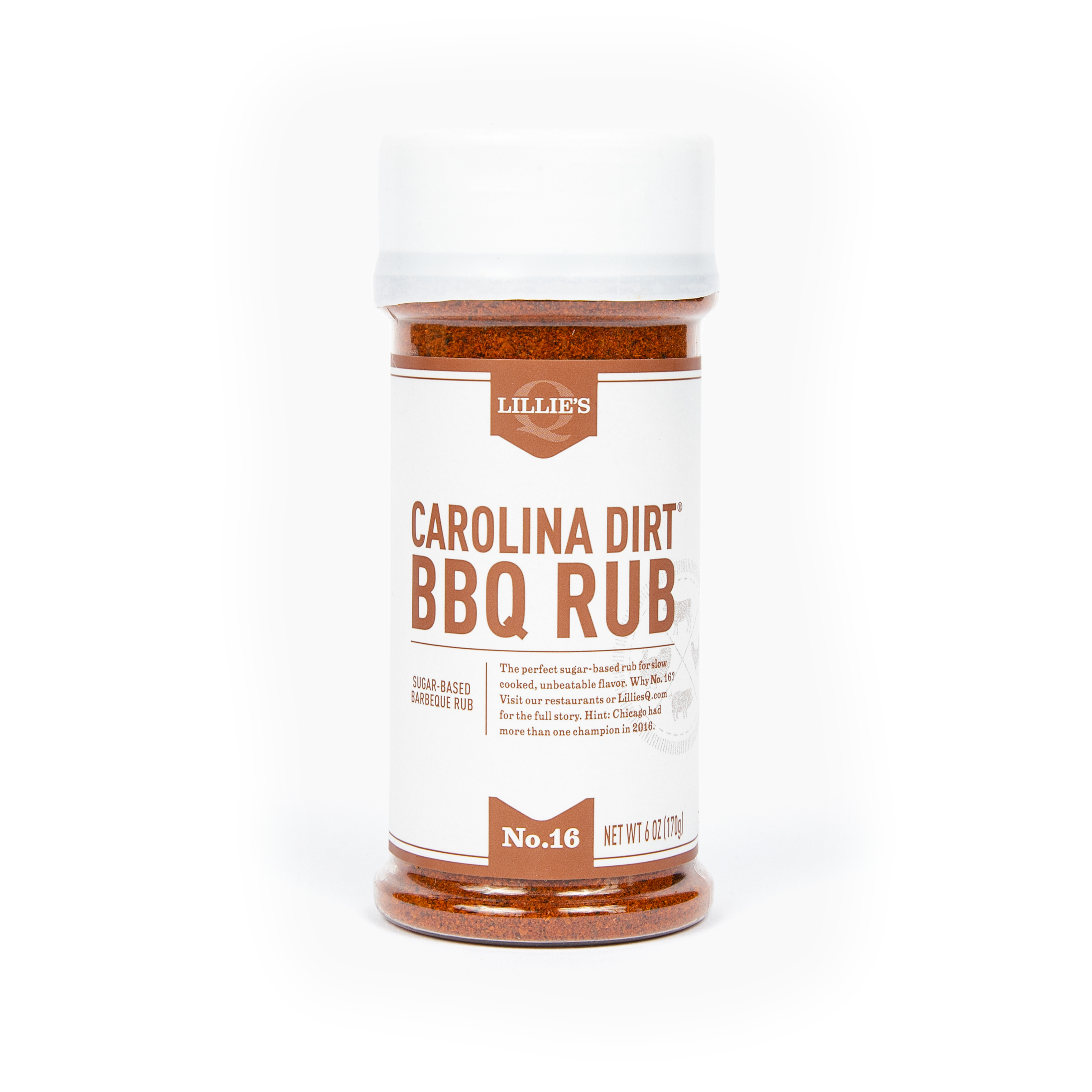 Lillie's Q Carolina Dirt BBQ Rub sweet smoky seasoning for pork ribs chicken beef vegetables and barbecue