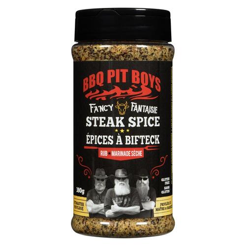 BBQ Pit Boys Fancy Steak Spice 380 g Canadian steak seasoning for grilling beef