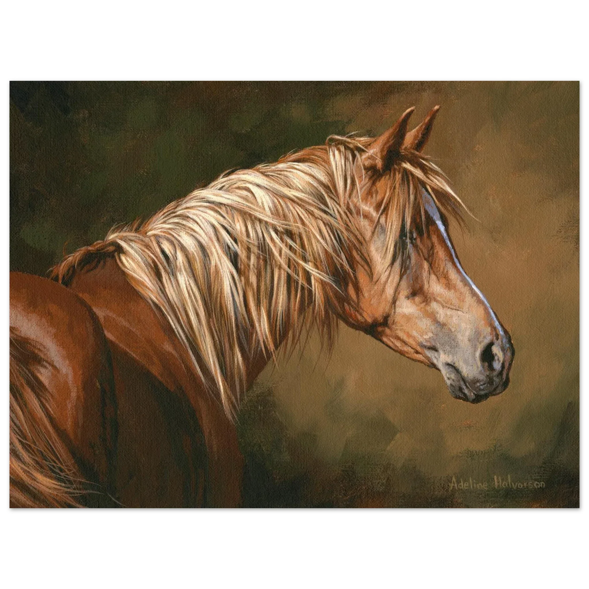 Adeline Halvorson Artworks Windy Fine Art Print