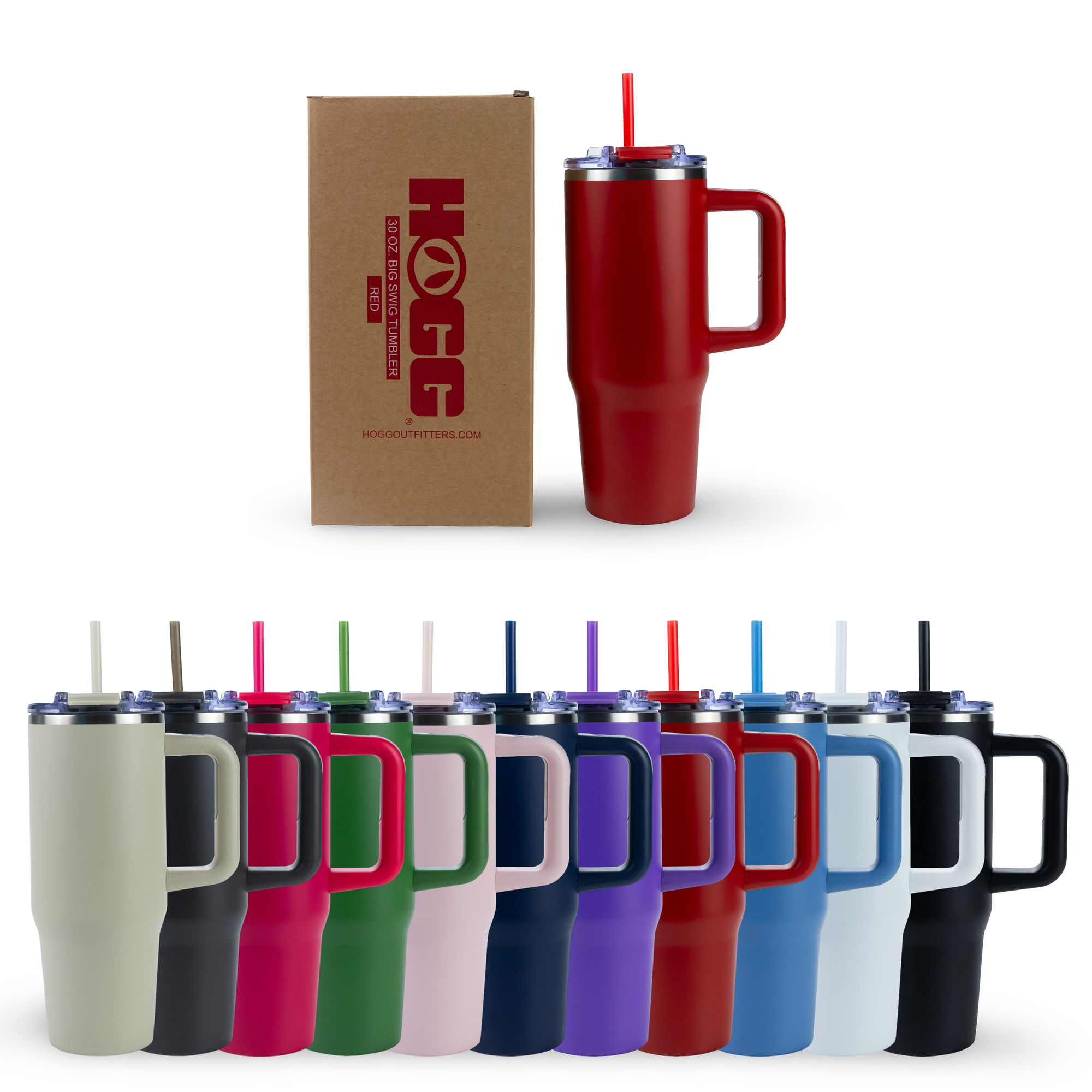 Hogg Outfitters 30oz Powder Coated Big Swig Tumbler