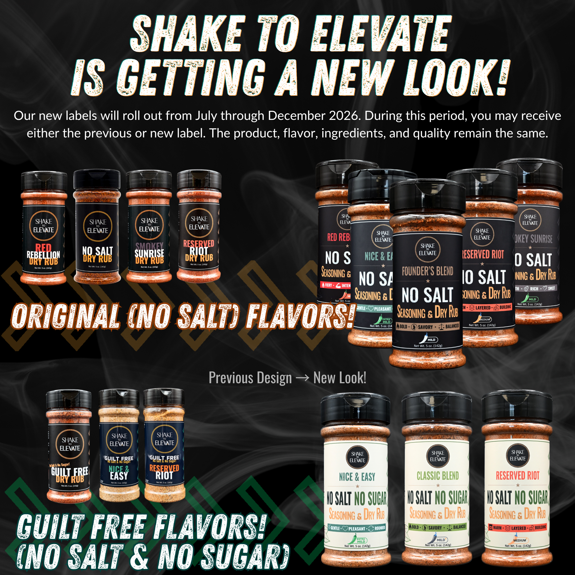 Shake to Elevate Guilt Free Classic No Salt & No Sugar Seasoning - Image 16