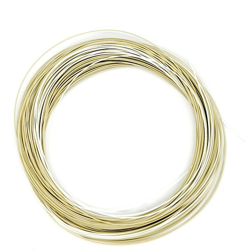 Coiled bowstring serving thread for archery on white background