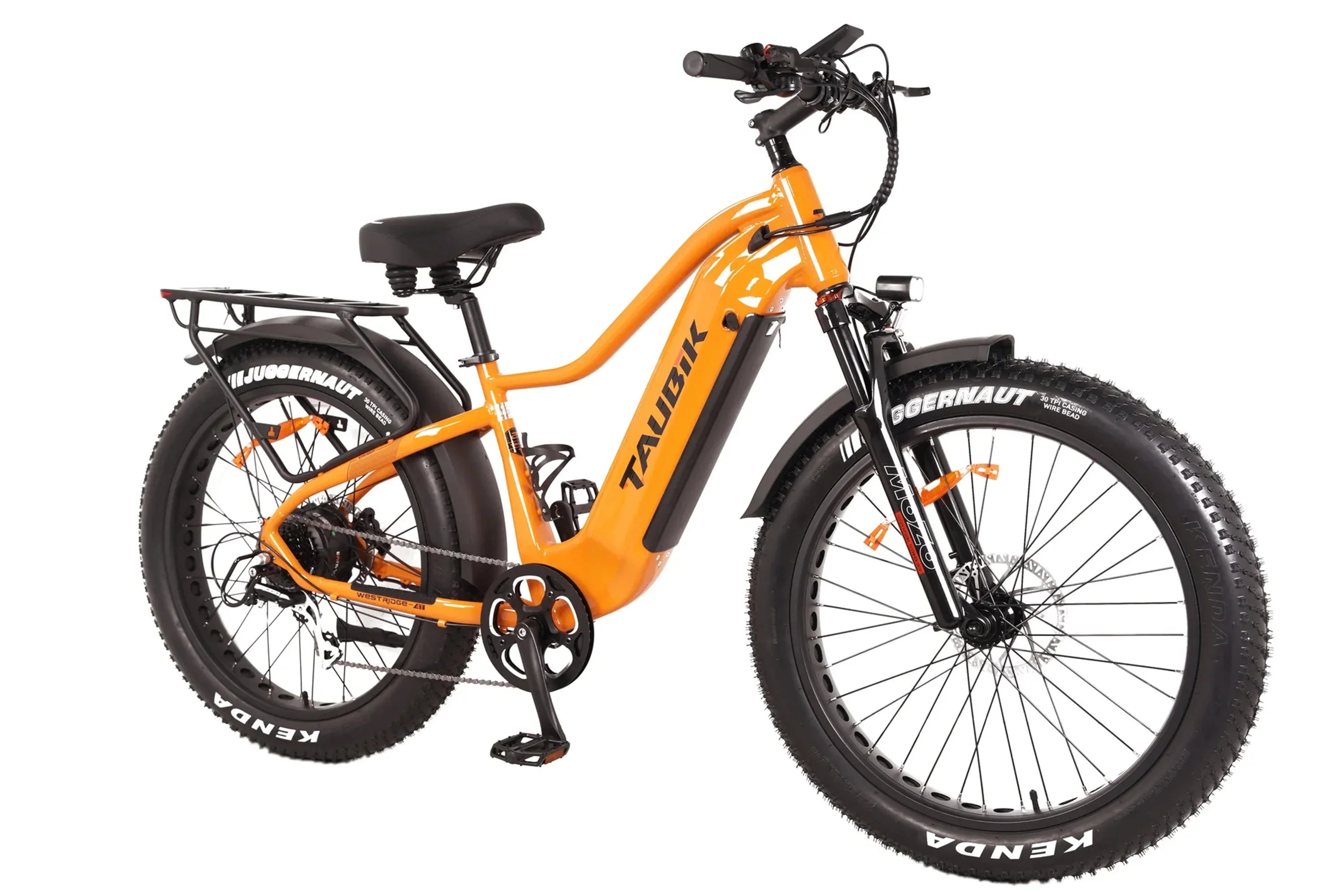 Orange Taubik Westridge 4T off-road UL2849 certified e-bike with fat tires