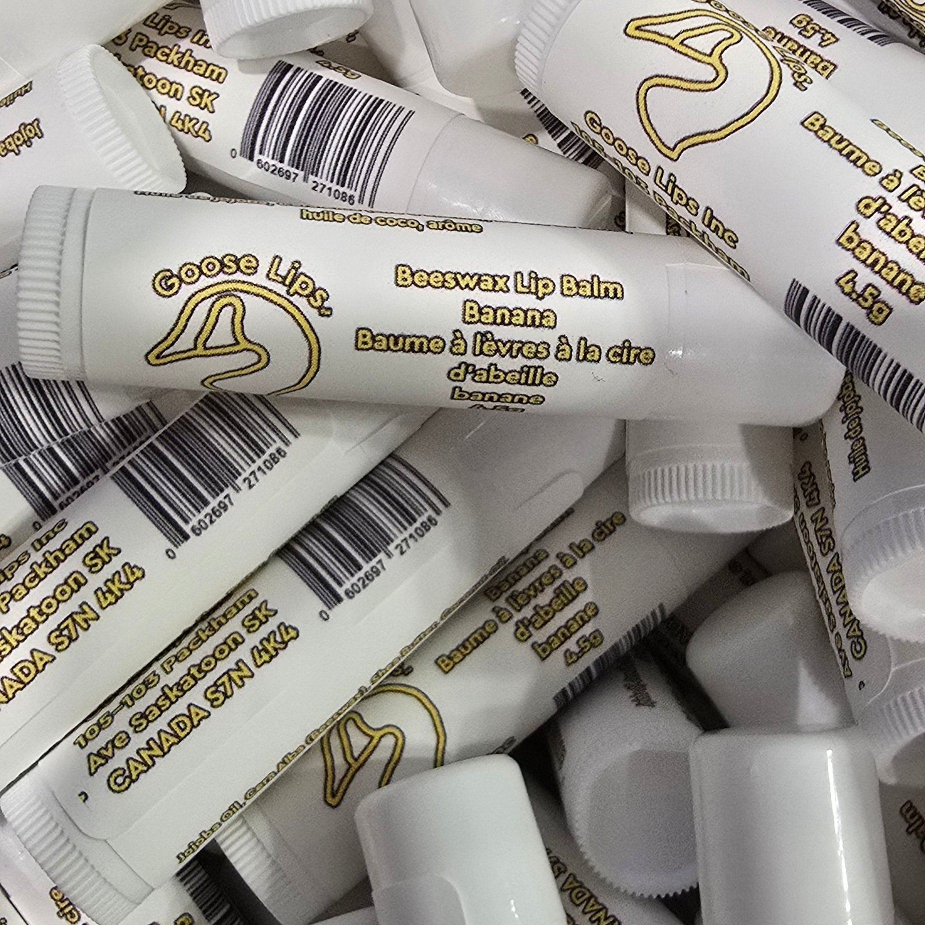 GooseLips Banana Lip Balm (Buy 3 Get 2 Free)