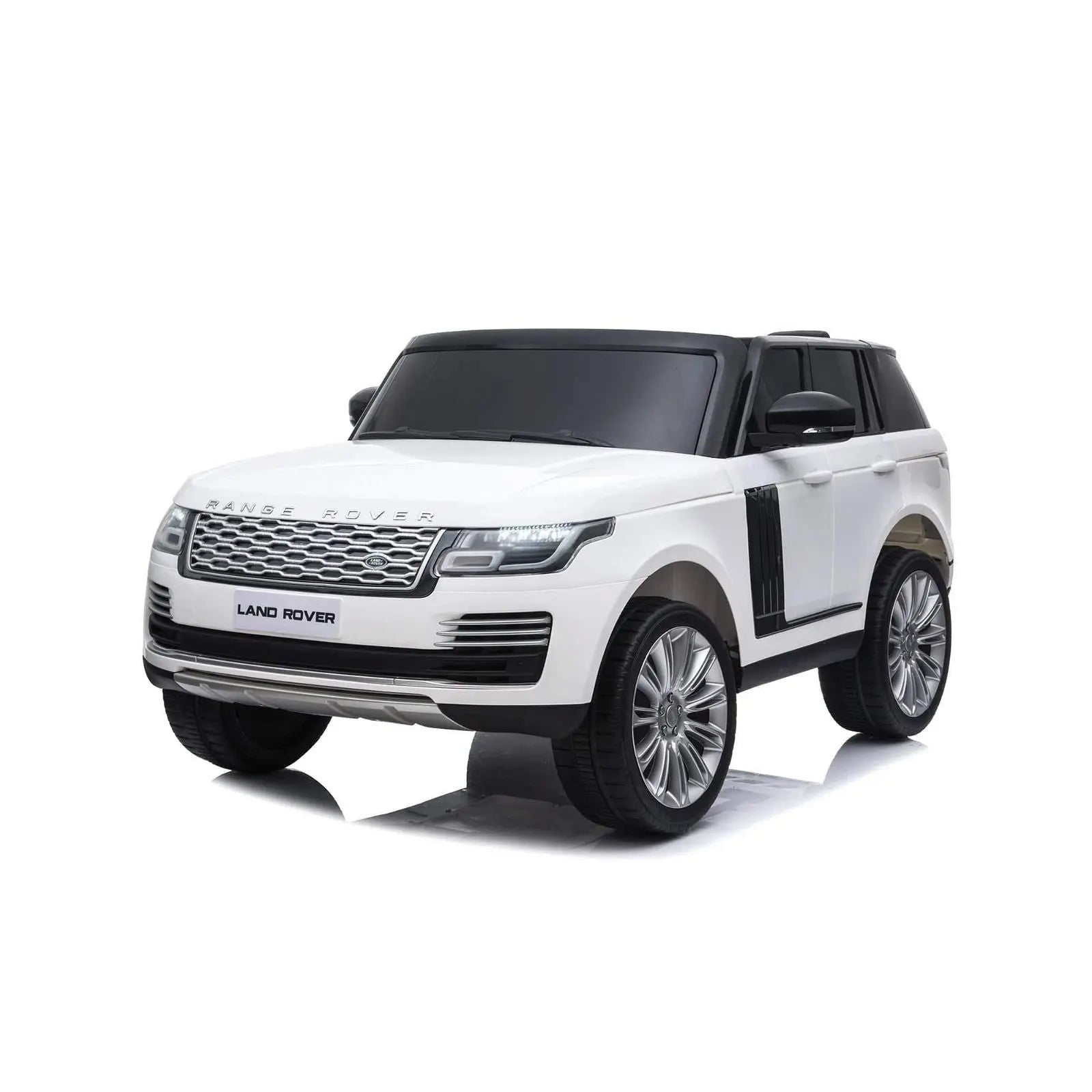 White Land Rover Range Rover HSE 2-seater kids ride-on car with realistic details