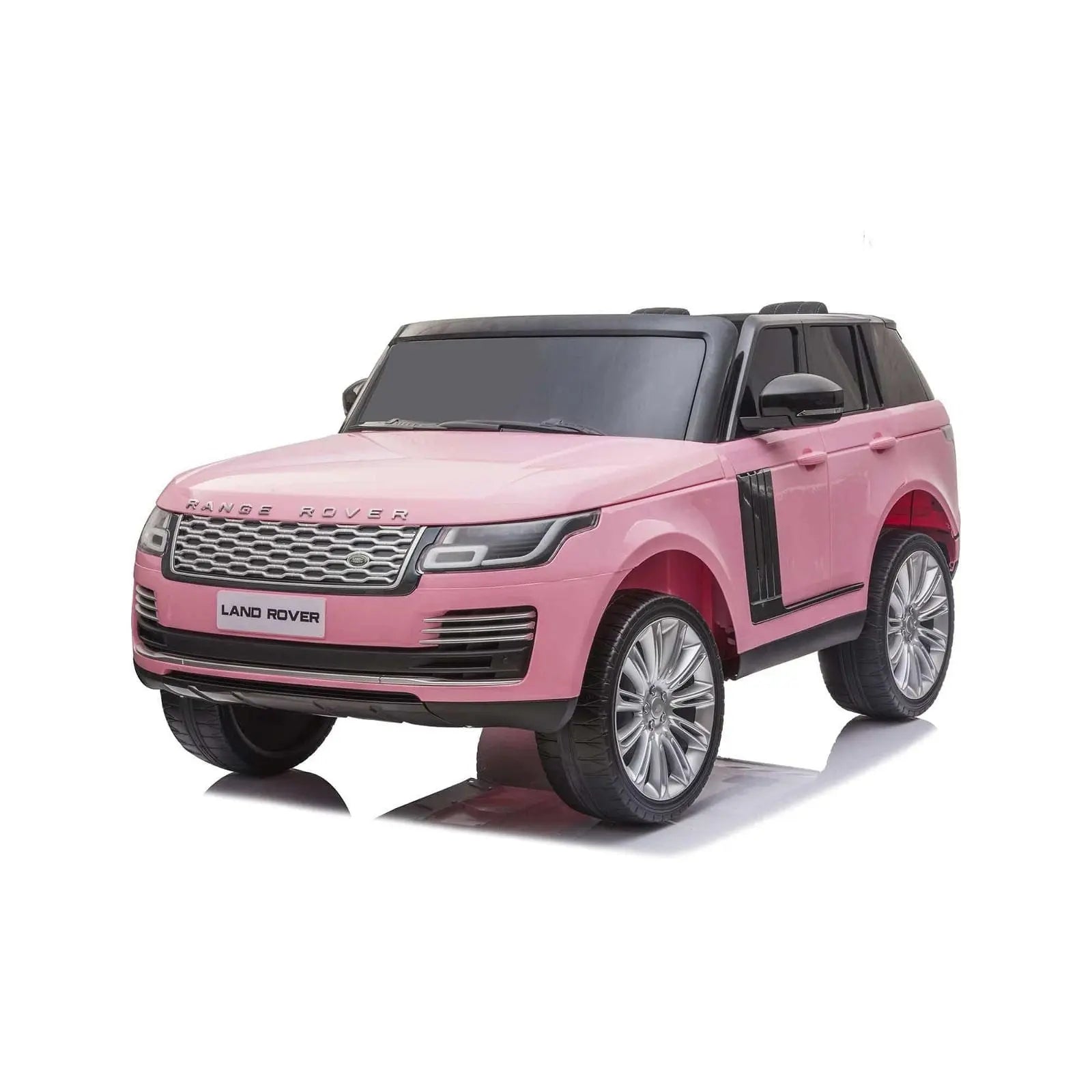Pink 24V Range Rover HSE 2-seater ride-on toy car for kids with realistic details