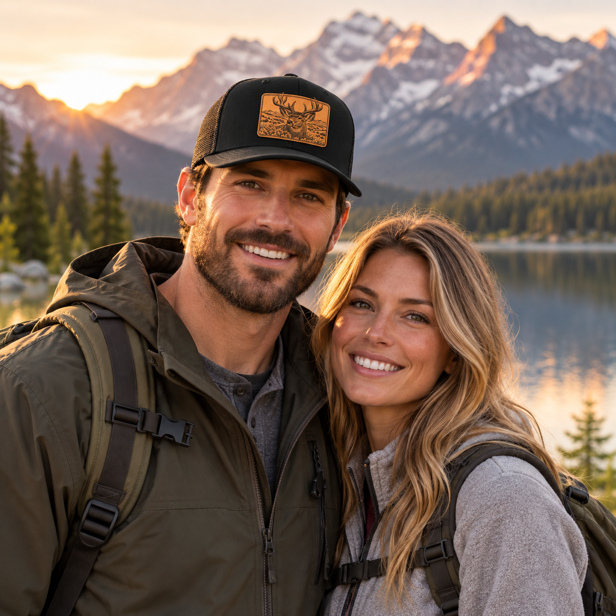 Leapfrog Collective High Country Mule Deer Leather Patch Hat - Image 5