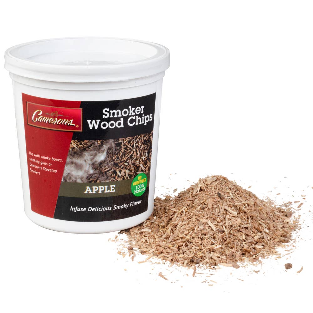 Camerons Extra Fine Apple Smoking Wood Chips – 1 Pint - Image 2