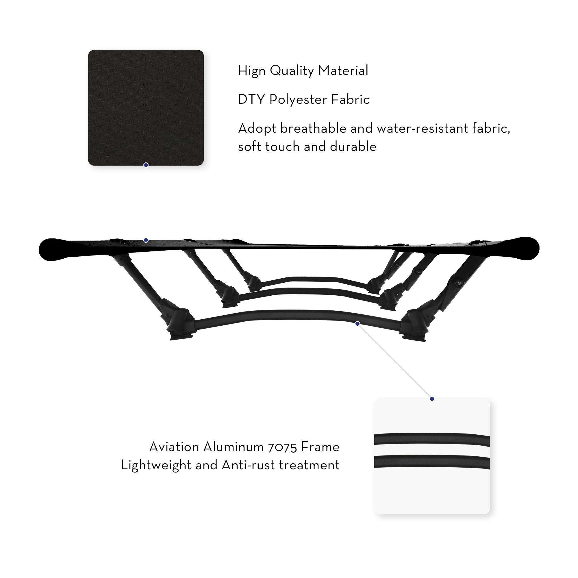 The Adventure Portable Camping Cot - Image 9