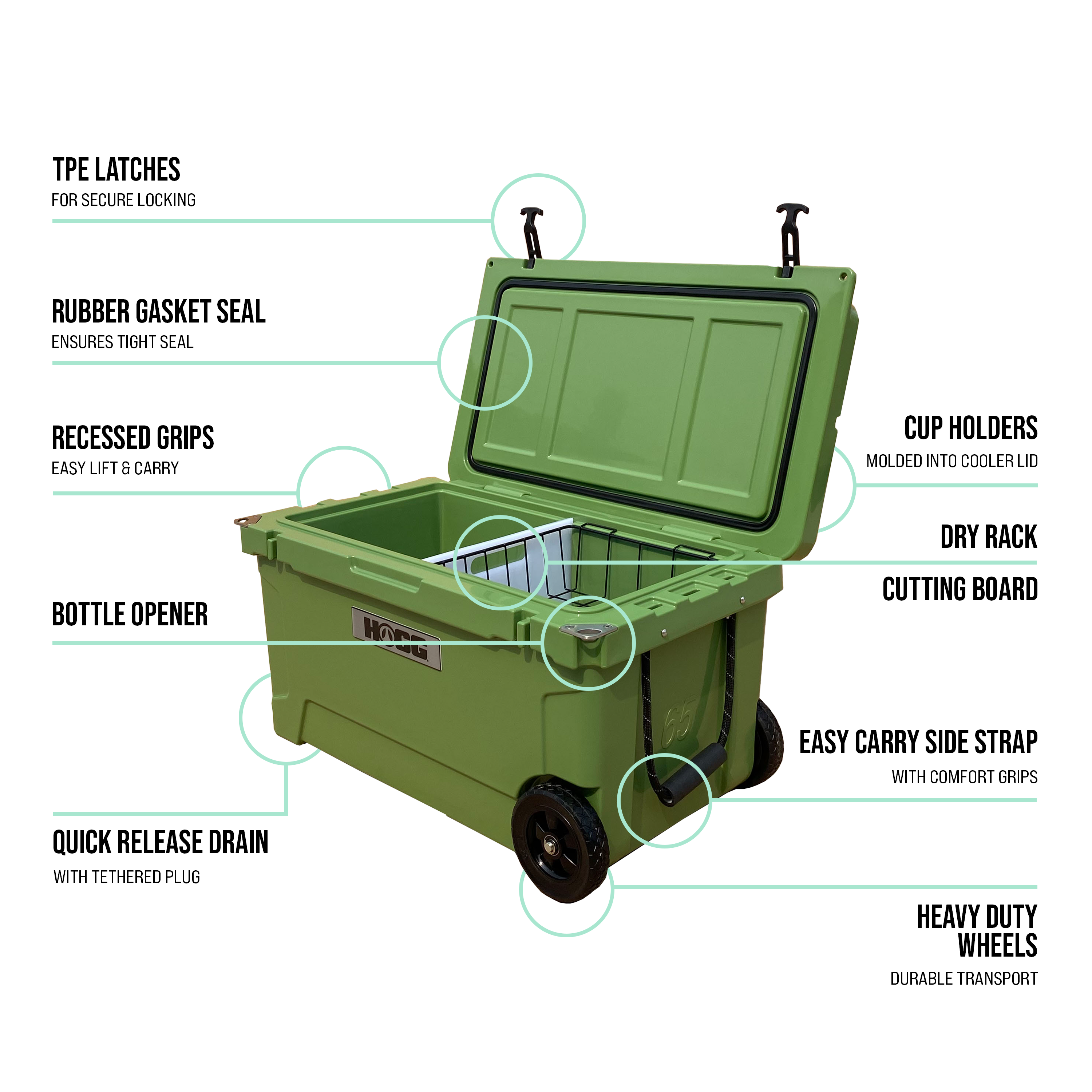 Hogg Outfitters - 65QT Cooler - Image 9