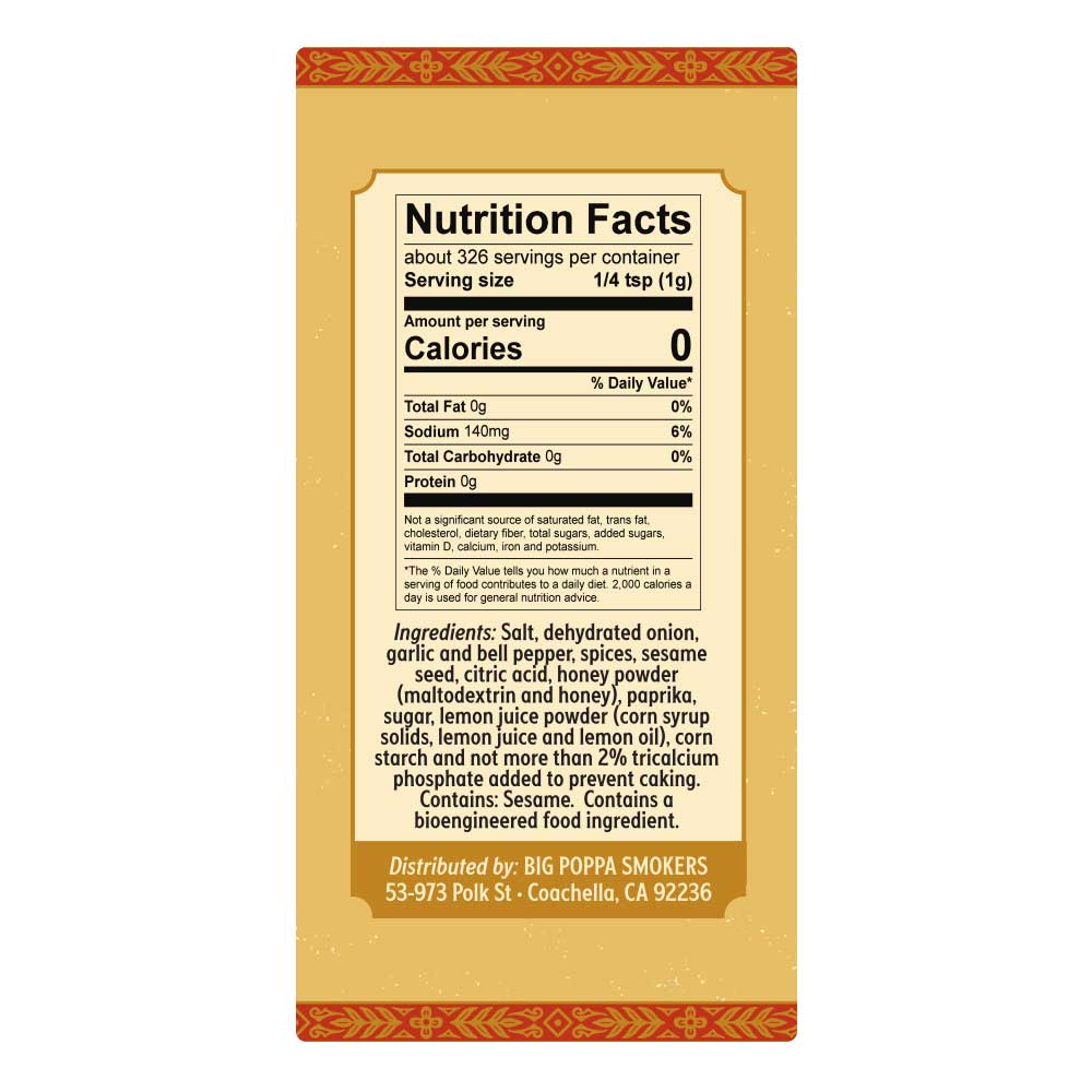 Big Poppa's Desert Gold Seasoning 11.5oz - Image 5
