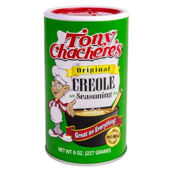 Tony Chachere's Original Creole Seasoning 8oz green can, spice blend for cooking