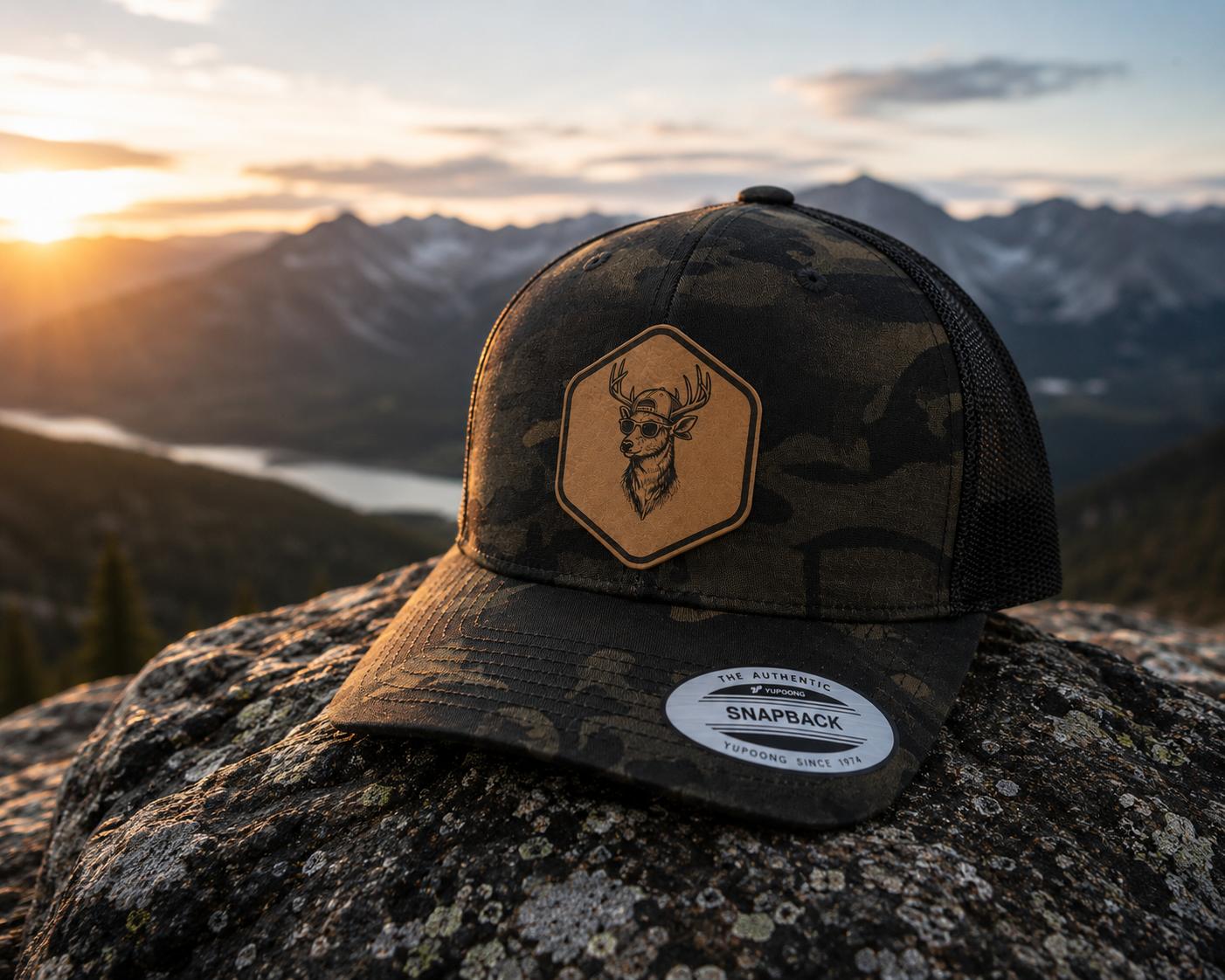 Leapfrog Backcountry Buck Multicam Trucker Hat - Image 2