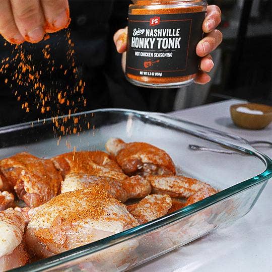 PS Seasoning BBQ Rubs -  Honky Tonk Hot Chicken