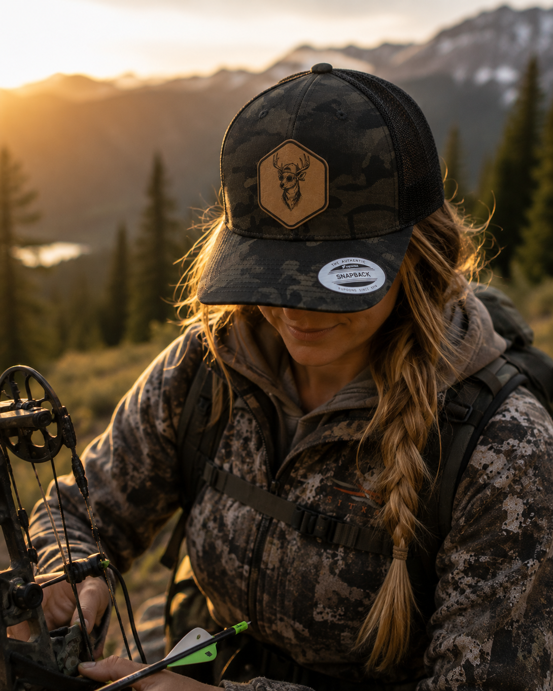 Leapfrog Backcountry Buck Multicam Trucker Hat - Image 5