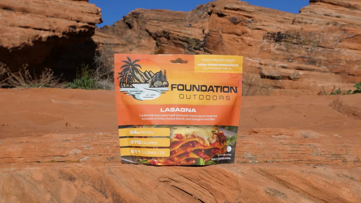 Foundation Outdoors Lasagna Freeze Dried Meal - Image 7