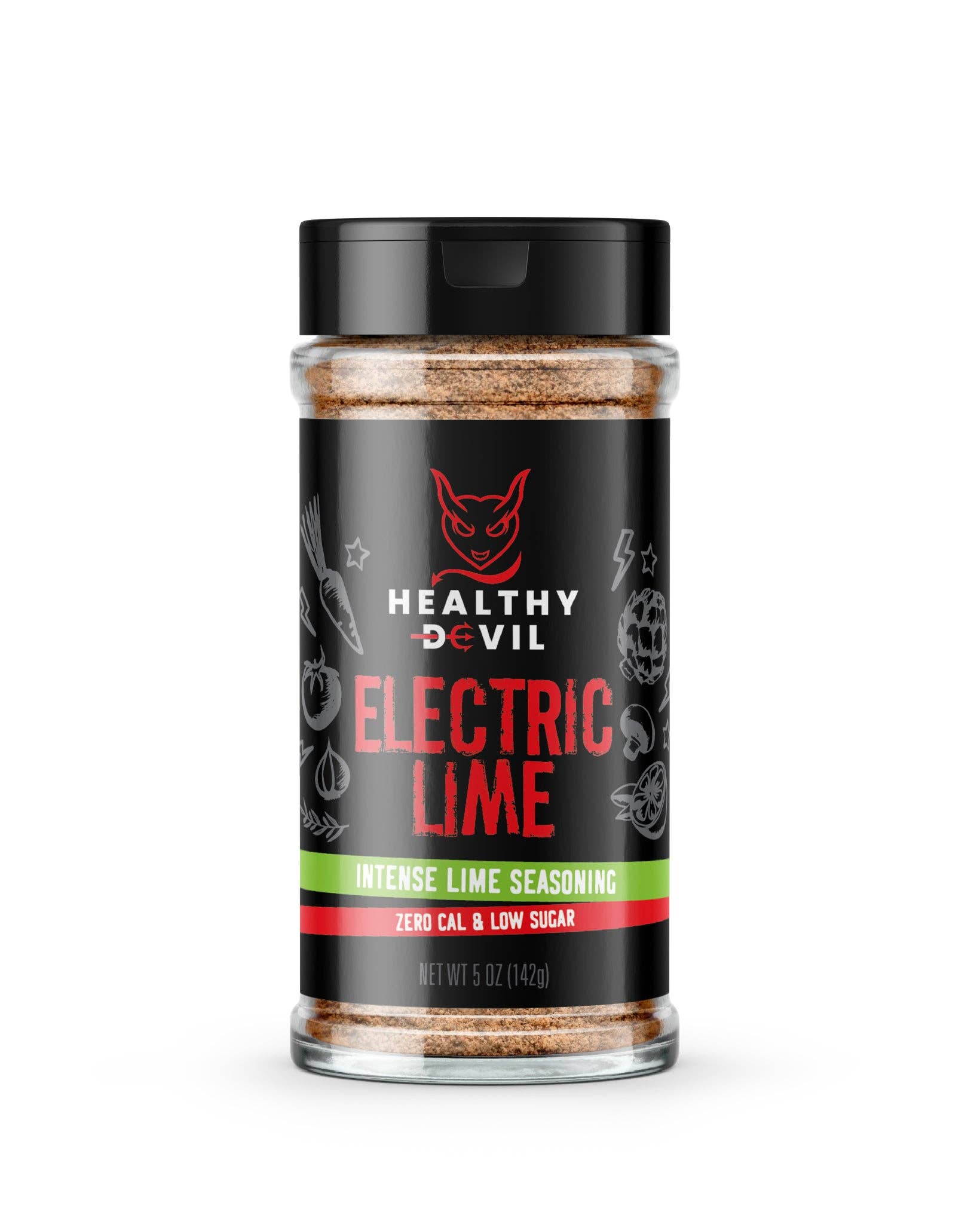 Healthy Devil Electric Lime citrus seasoning with chile and lime for tacos, chicken, fish, fruit and vegetables