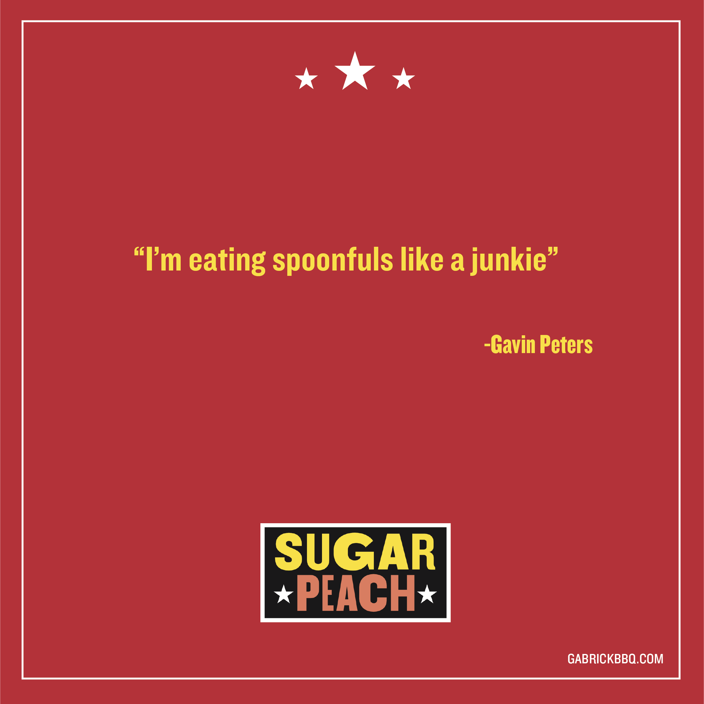 Gabrick BBQ Sauce Co. Sugar Peach BBQ Sauce - Image 16