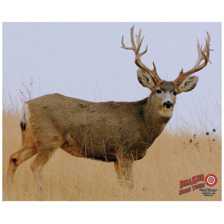 DuraMesh Big Game Mule Deer Archery Target 32 x 25 inch weatherproof target for backyard, club range and bowhunting practice