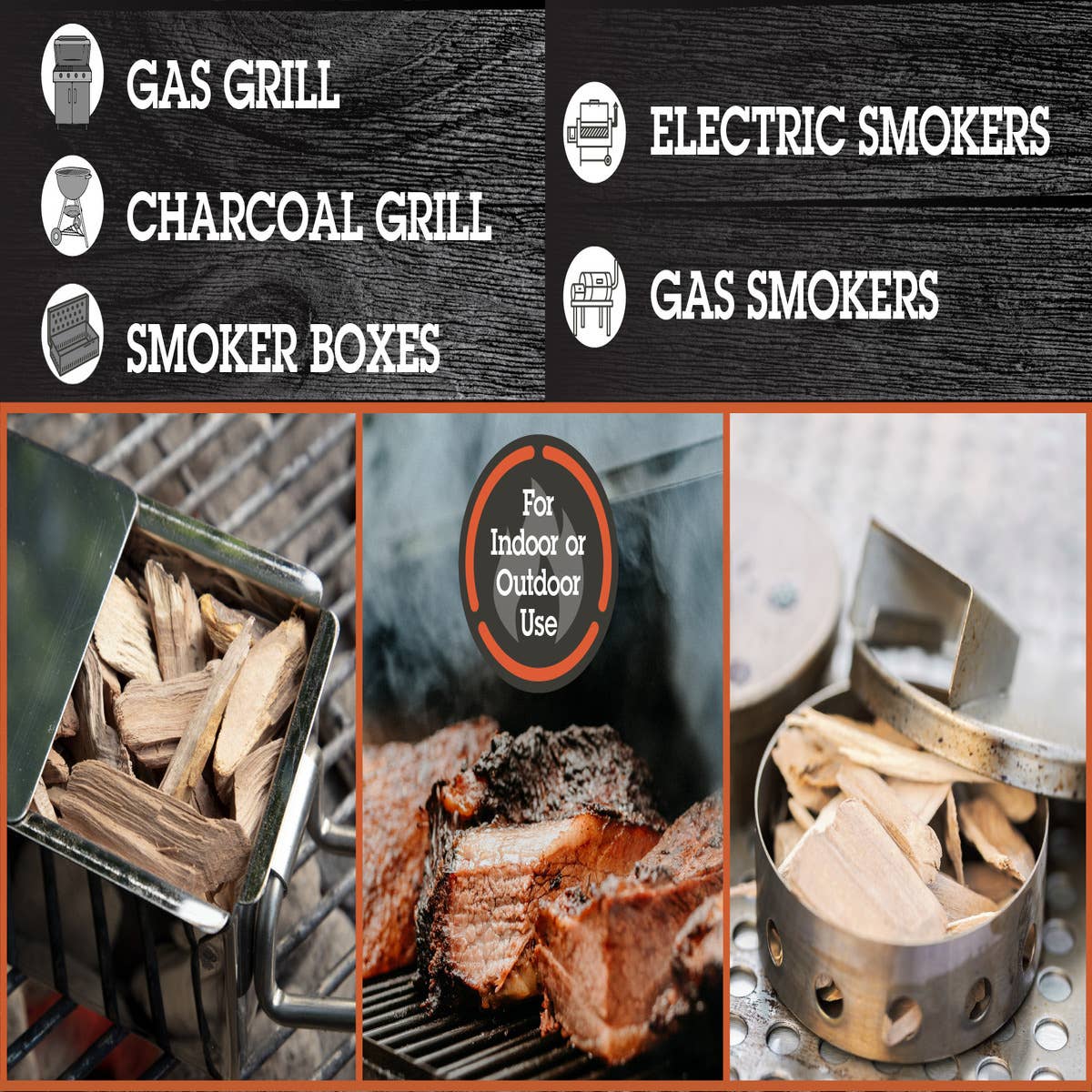 Camerons Coarse Mesquite Smoking Wood Chips – 260 cu. in. - Image 2