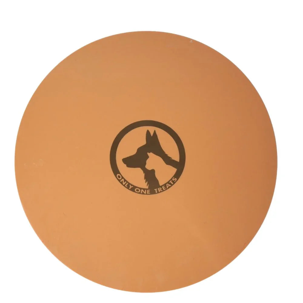 Only One Treats 8" Silicone Lick Mat - Khaki