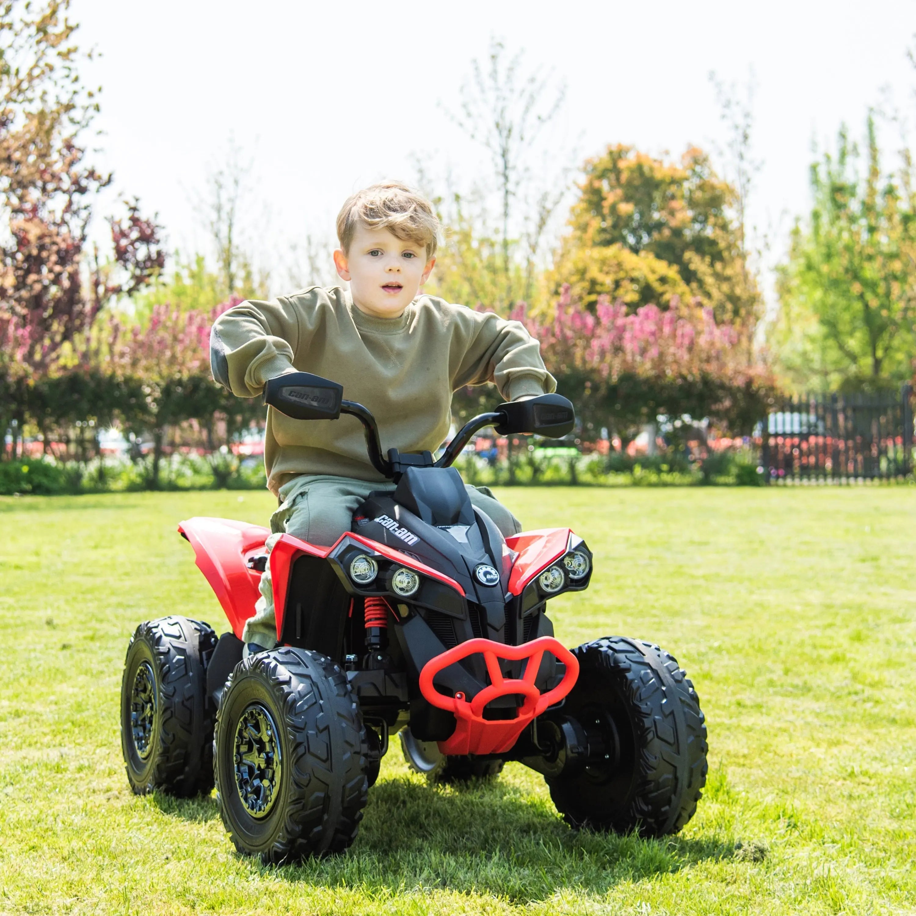 24V Can-Am Renegade 1-Seater Kids ATV - Image 2