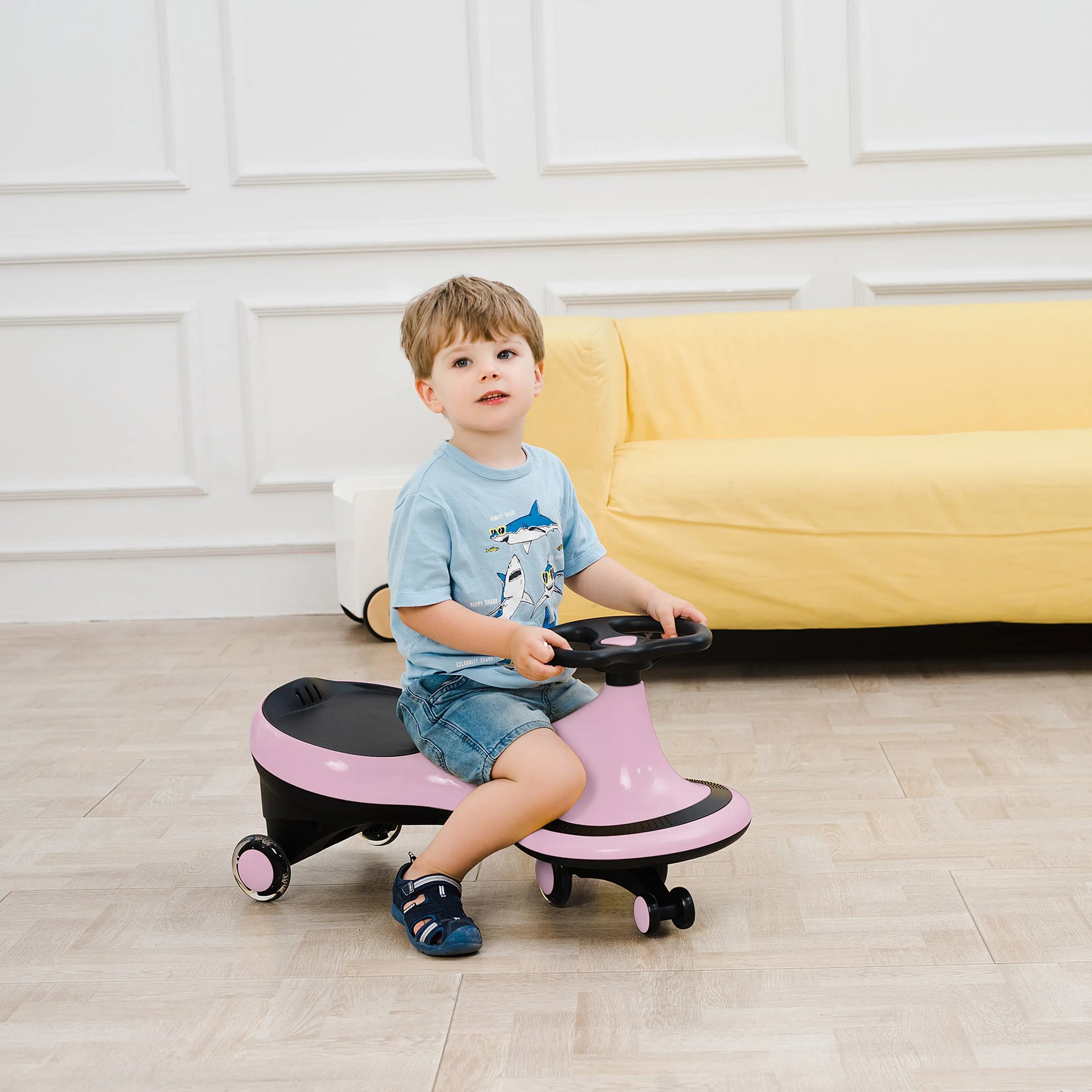 Freddo Toys Swing Car with Flashing Wheels - Image 37
