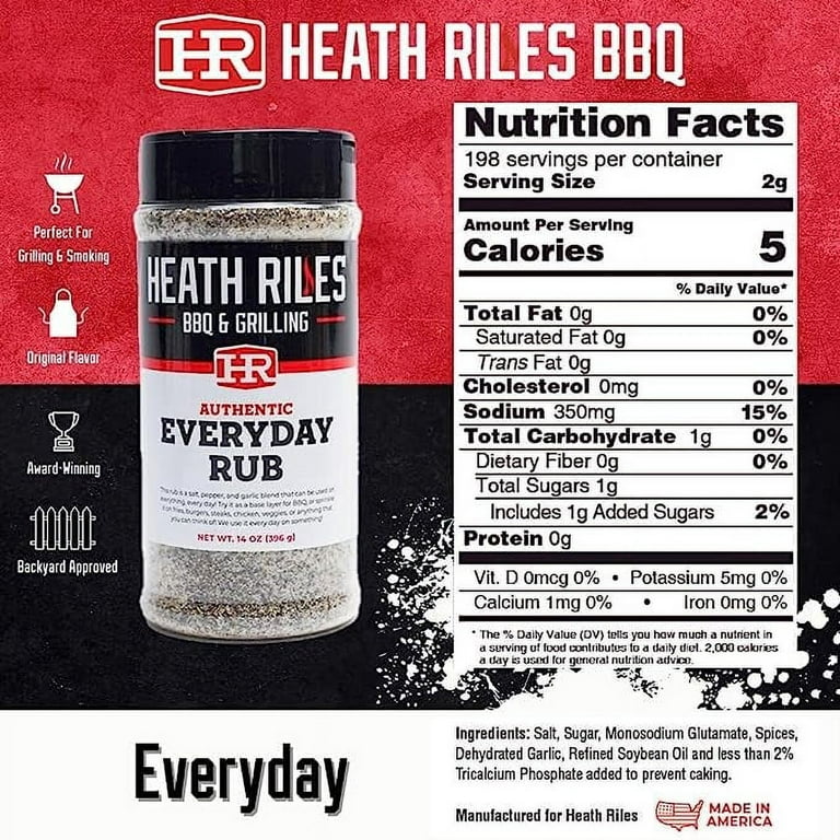 Heath Riles Everyday BBQ Rub 14 oz - Image 4