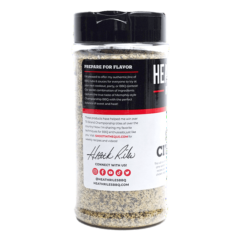 Heath Riles Simple Citrus Barbecue Rub, 12 oz - Image 2