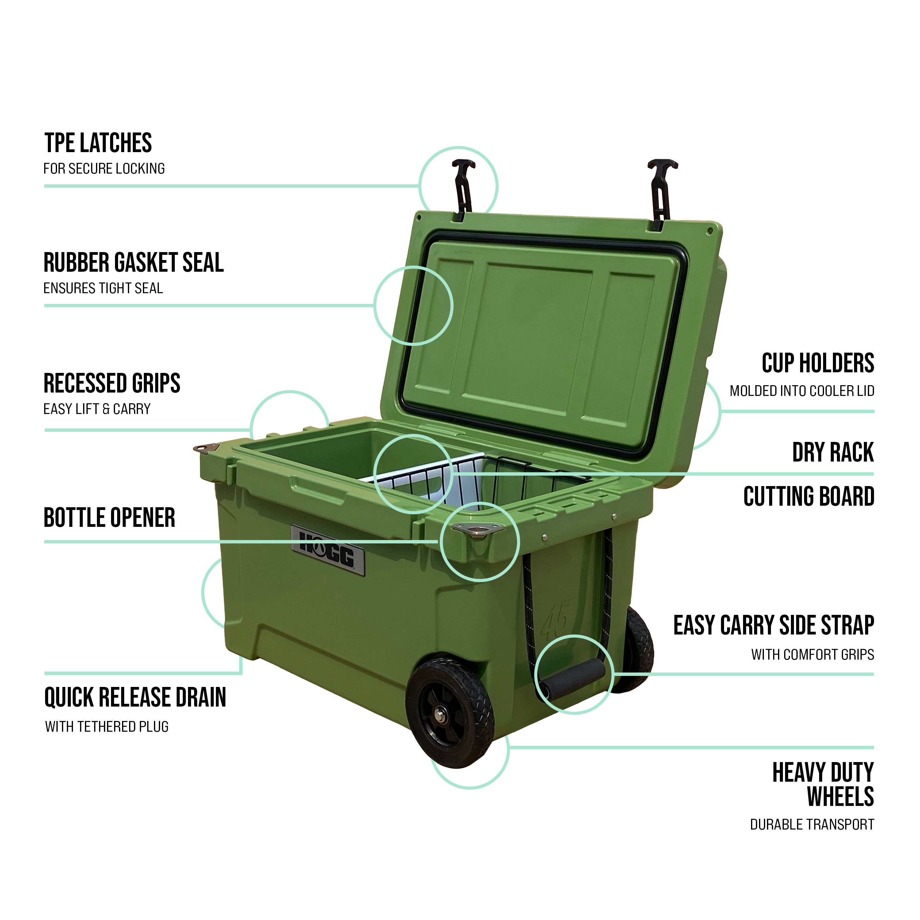 Hogg Outfitters - 45QT Cooler - Image 11