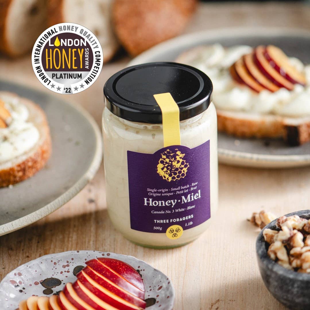 Three Foragers Creamed Raw Honey 500 g - Image 2