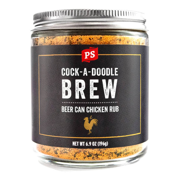 PS Seasoning BBQ Rubs -  Cock-A-Doodle Brew Beer Can Chicken