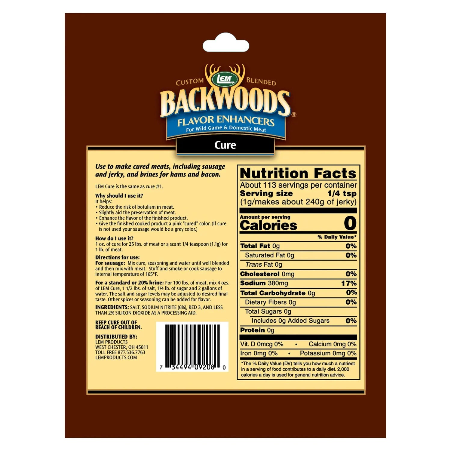 Lem Backwoods Meat Cure Pink - 4oz. - Image 5