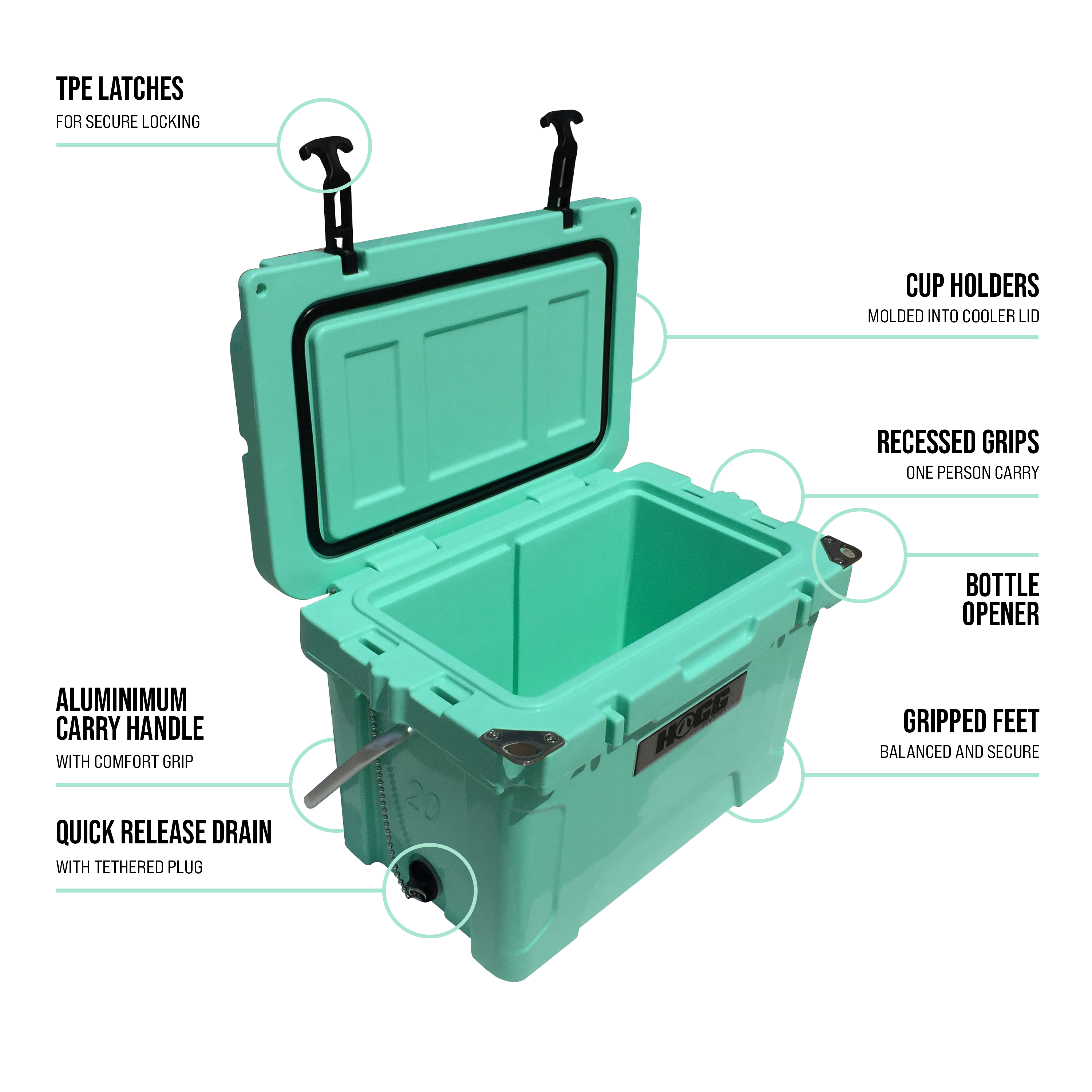 Hogg Outfitters - 20QT Cooler - Image 8