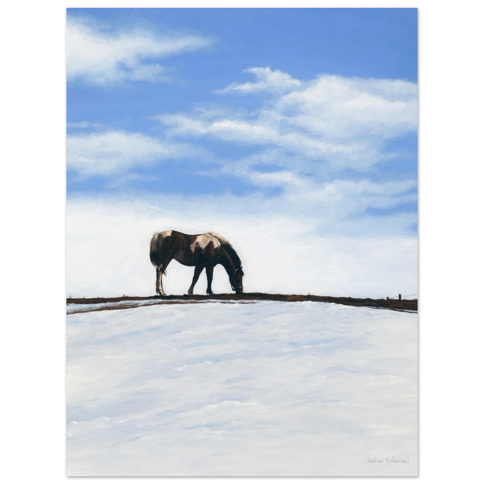 Adeline Halvorson Artworks WAITING FOR SPRING Fine Art Print