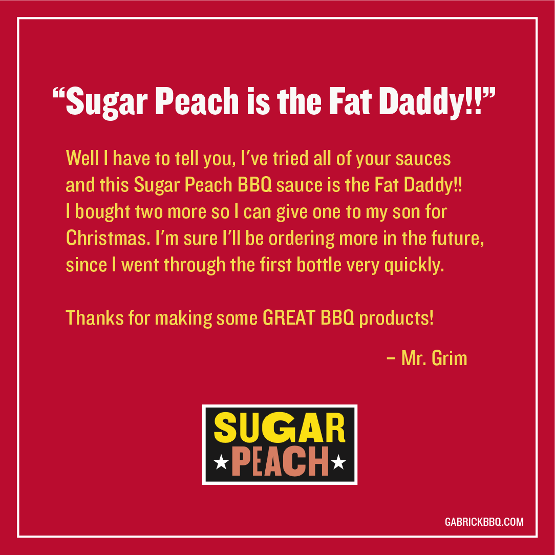 Gabrick BBQ Sauce Co. Sugar Peach BBQ Sauce - Image 14