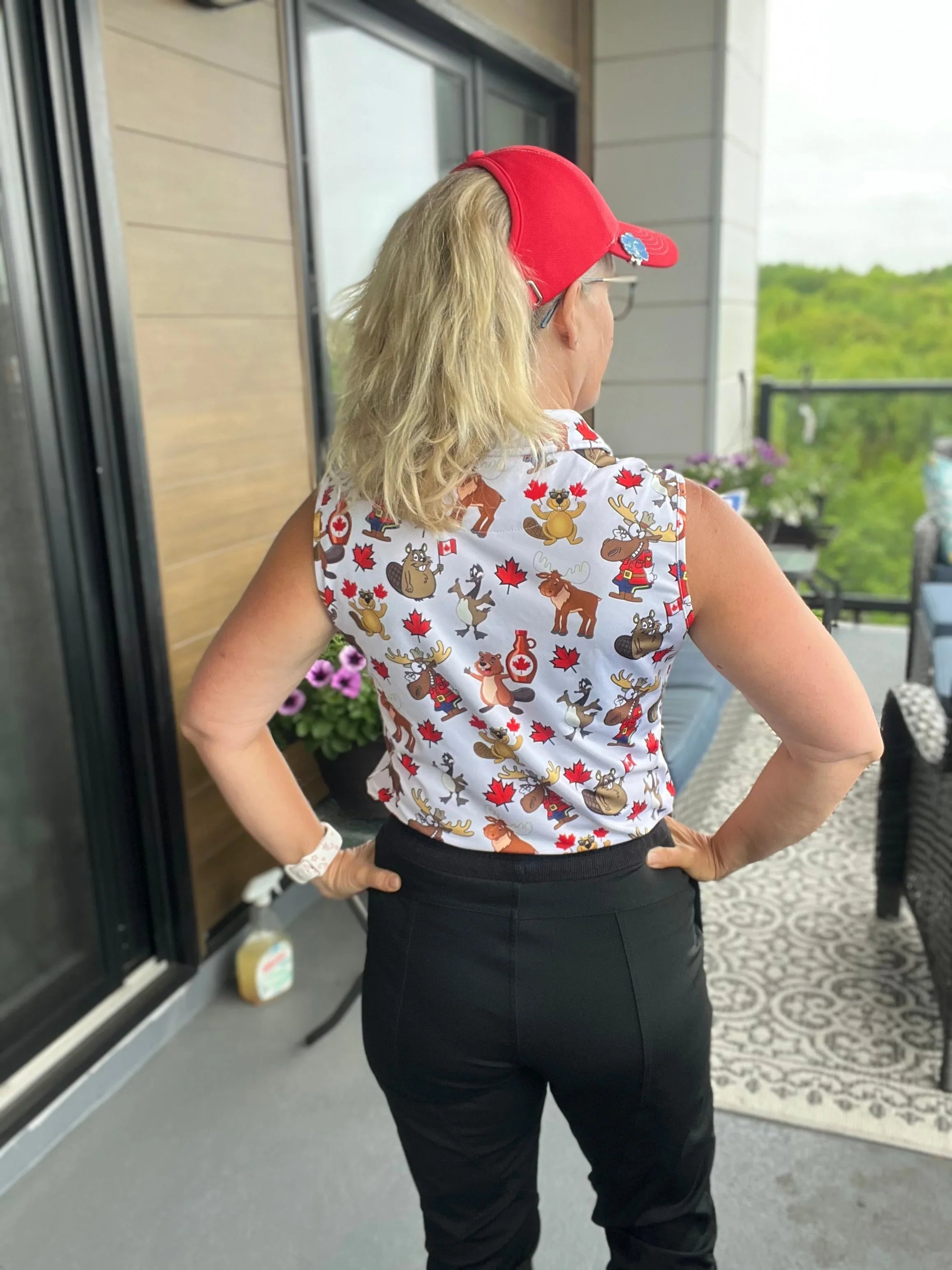 Kandy Golf Apparel Canada EH? Sleeveless polos